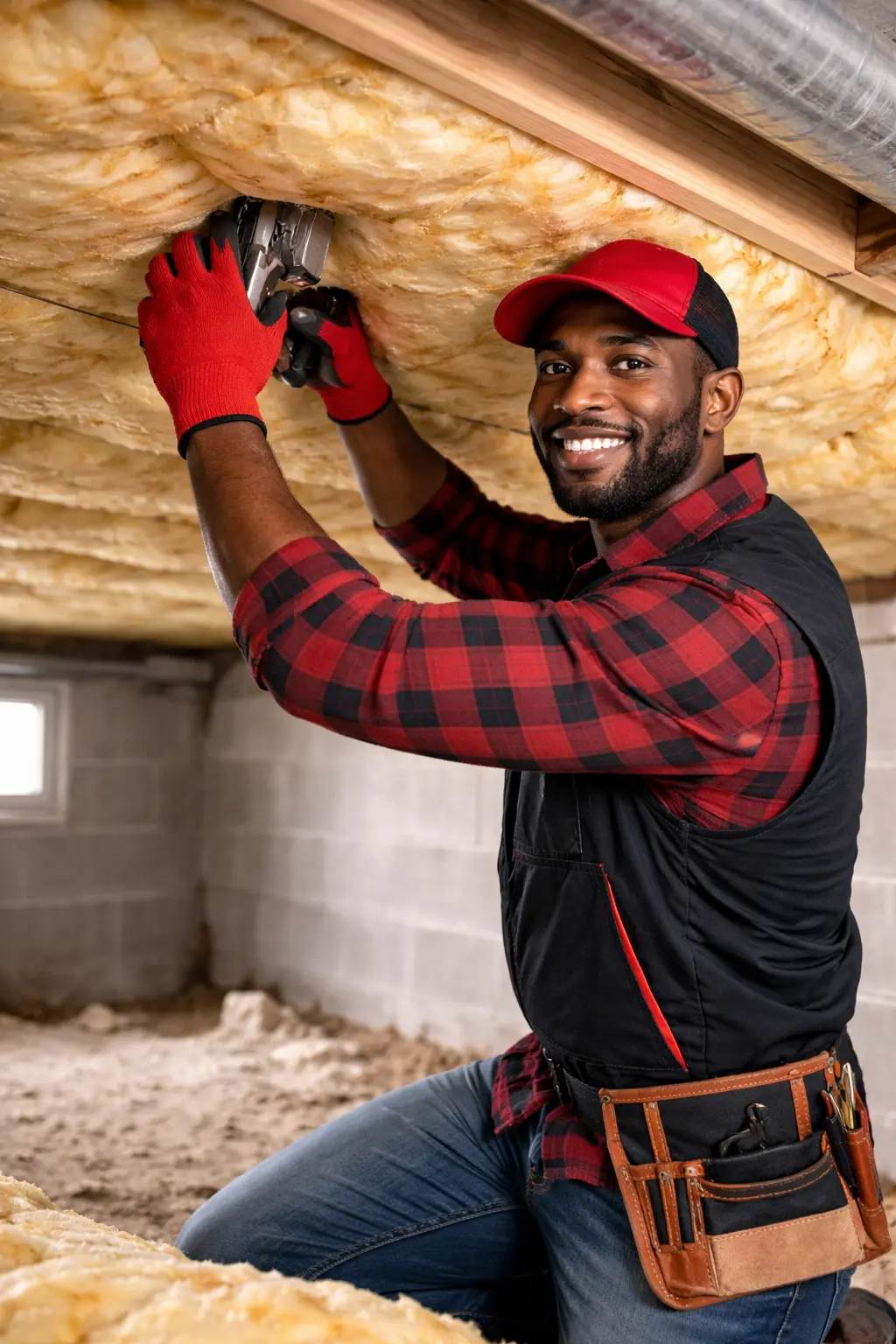 Crawl space insulation in Durham NC by M&J Insulation